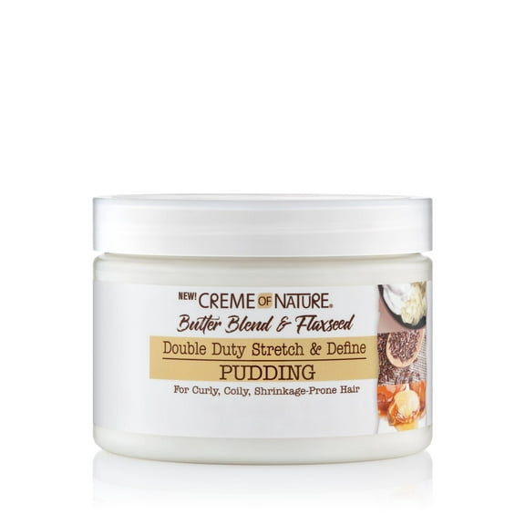 Creme of Nature, Curl Definition Pudding, Butter Blend, Argan Oil, Flaxseed Oil, Anti Frizz, 11.5 Oz C30