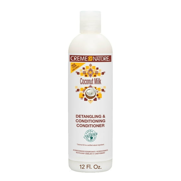 Creme of Nature Coconut Milk Detangling & Conditioning Conditioner, 12 fl oz
