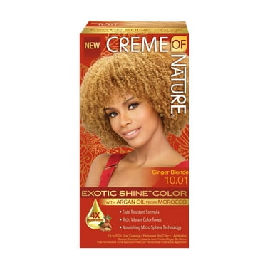 Creme of Nature Exotic Shine Color With Argan Oil, Ginger Blonde 10.01, 1 ea