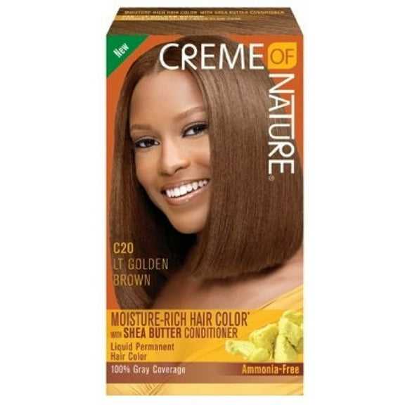 Creme of Nature Liquid Hair Color, Golden Brown, 7 oz (Pack of 2)