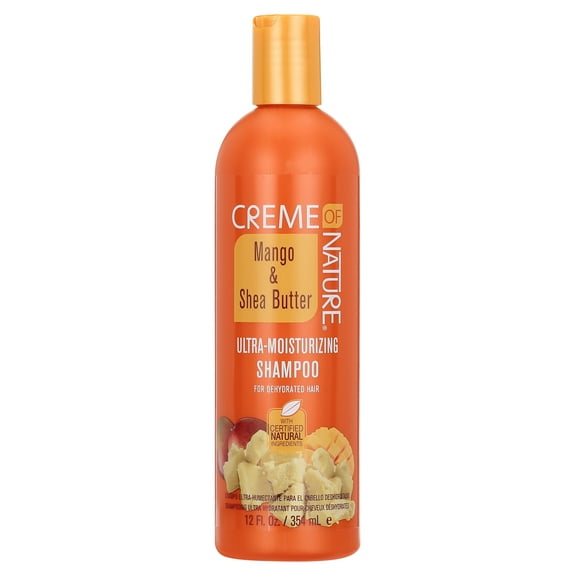 Creme of Nature Mango & Shea Butter Ultra-Moisturizing Shampoo, 12 oz