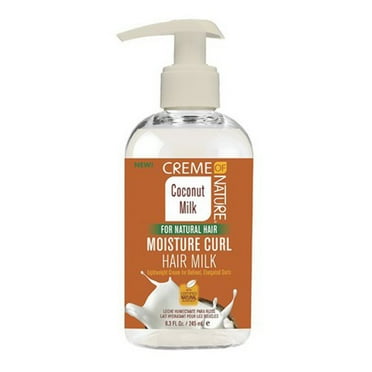 Creme of Nature Milk Moisture Curl Hair Milk , Black Combo, Coconut, 8.3 Ounce