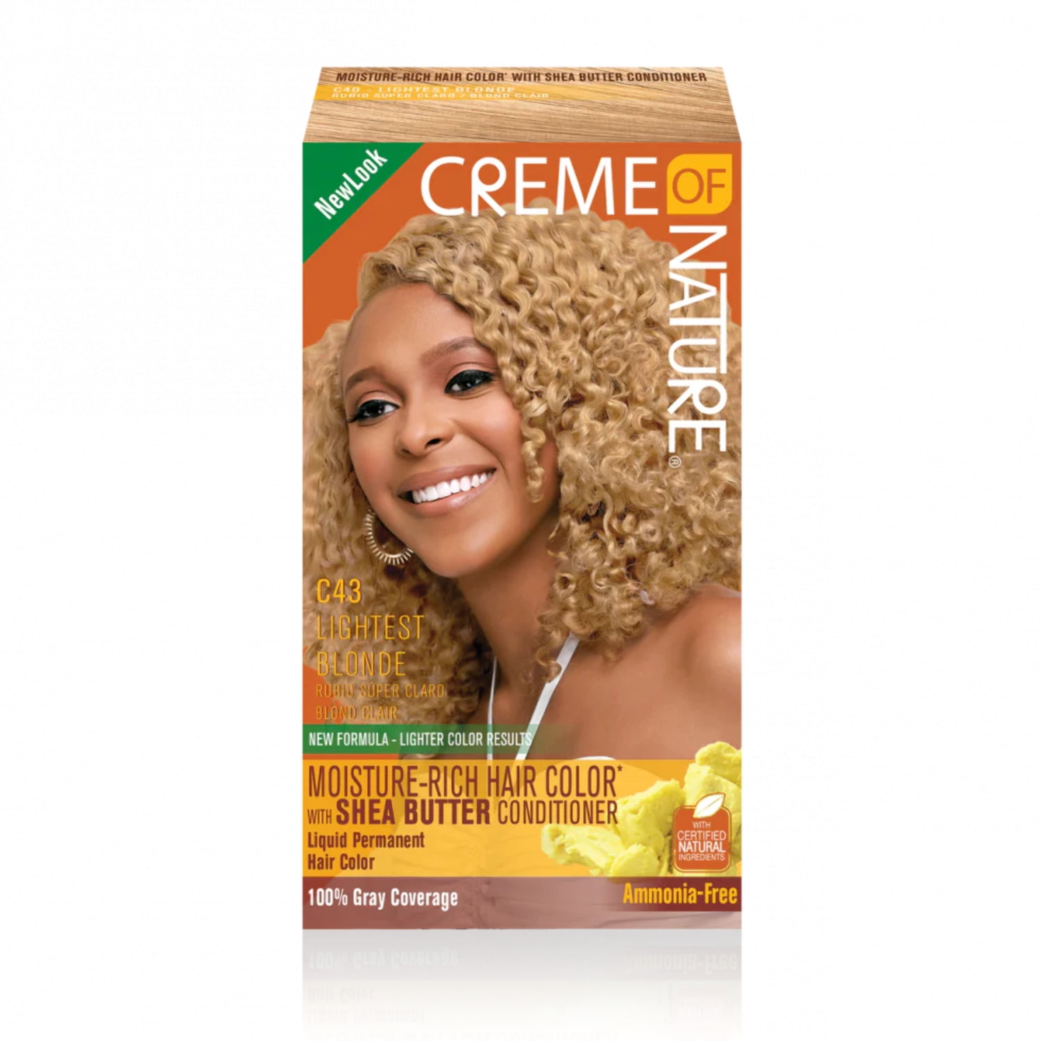 Creme of Nature Moisture Rich Hair Color Kit, C40 Light Blonde 1 ea