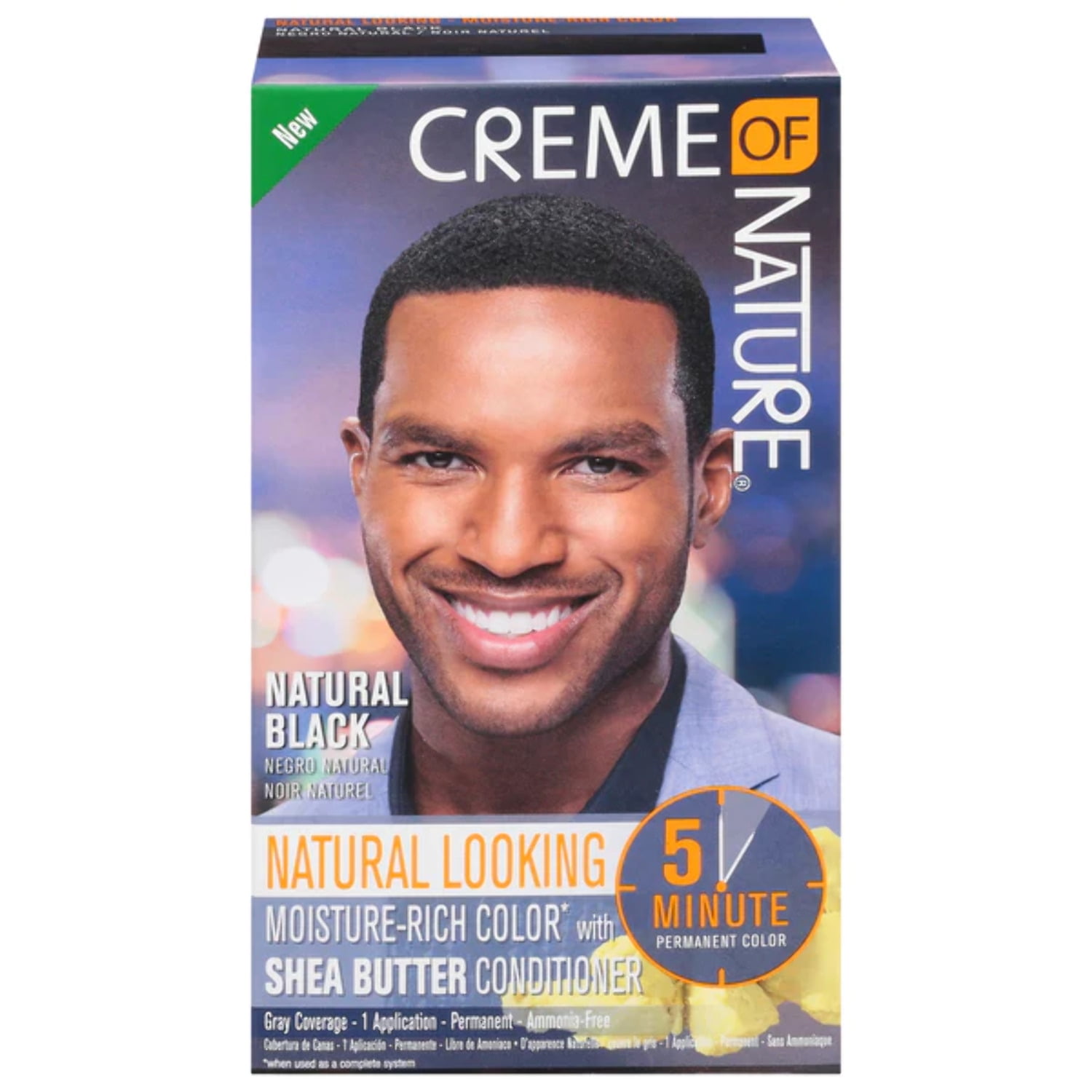 CREME OF NATURE Moisture Rich Liquid Hair Color for Men CREME OF NATURE Moisture Rich Liquid Hair Color for Men