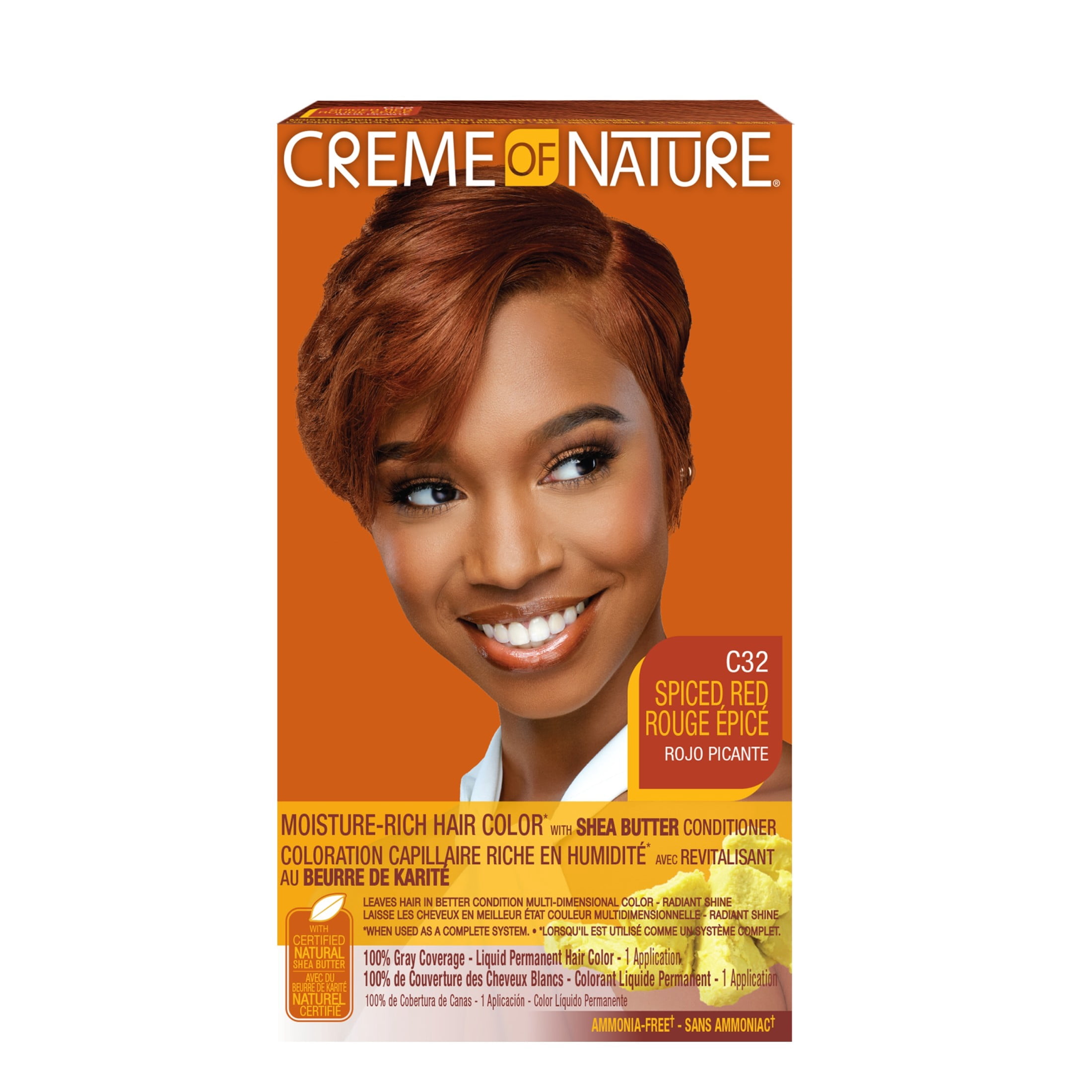 Creme of Nature Moisture-Rich Hair Dye, Ammonia-Free, 100% Gray