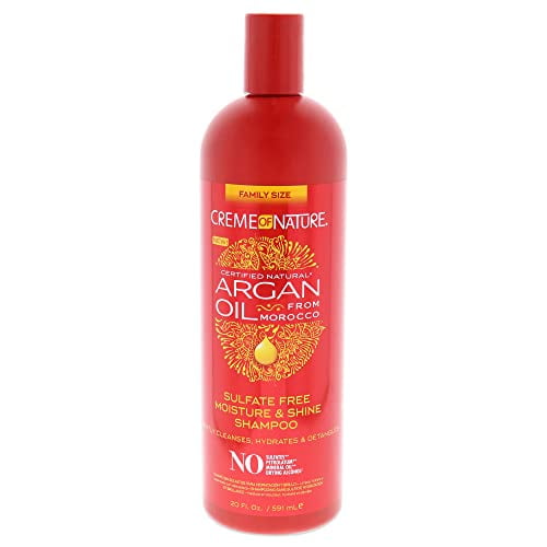 Creme of Nature Moisture & Shine Shampoo With Argan Oil From Morocco, 20 oz (Pack of 2)