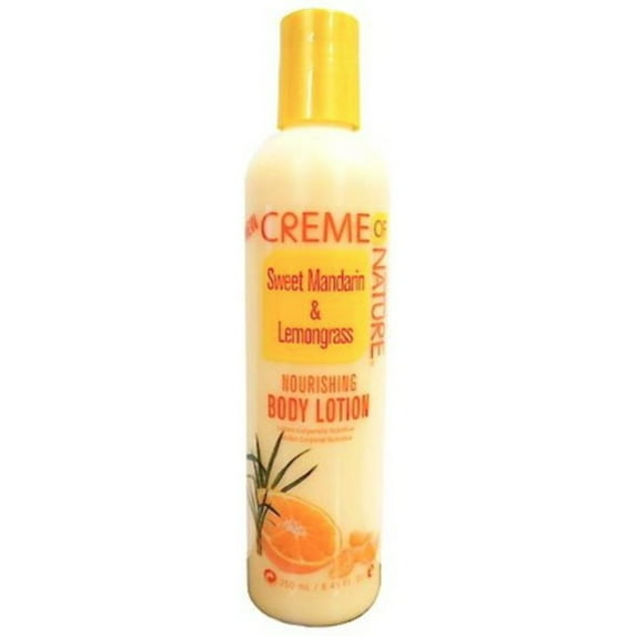 Creme of Nature Nourishing Body Lotion,Sweet Mandarin & Lemongrass, 8.45 oz