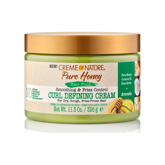 Creme of Nature Pure Honey Hair Food Honey + Avocado Curl Defining Cream 11.5 oz.