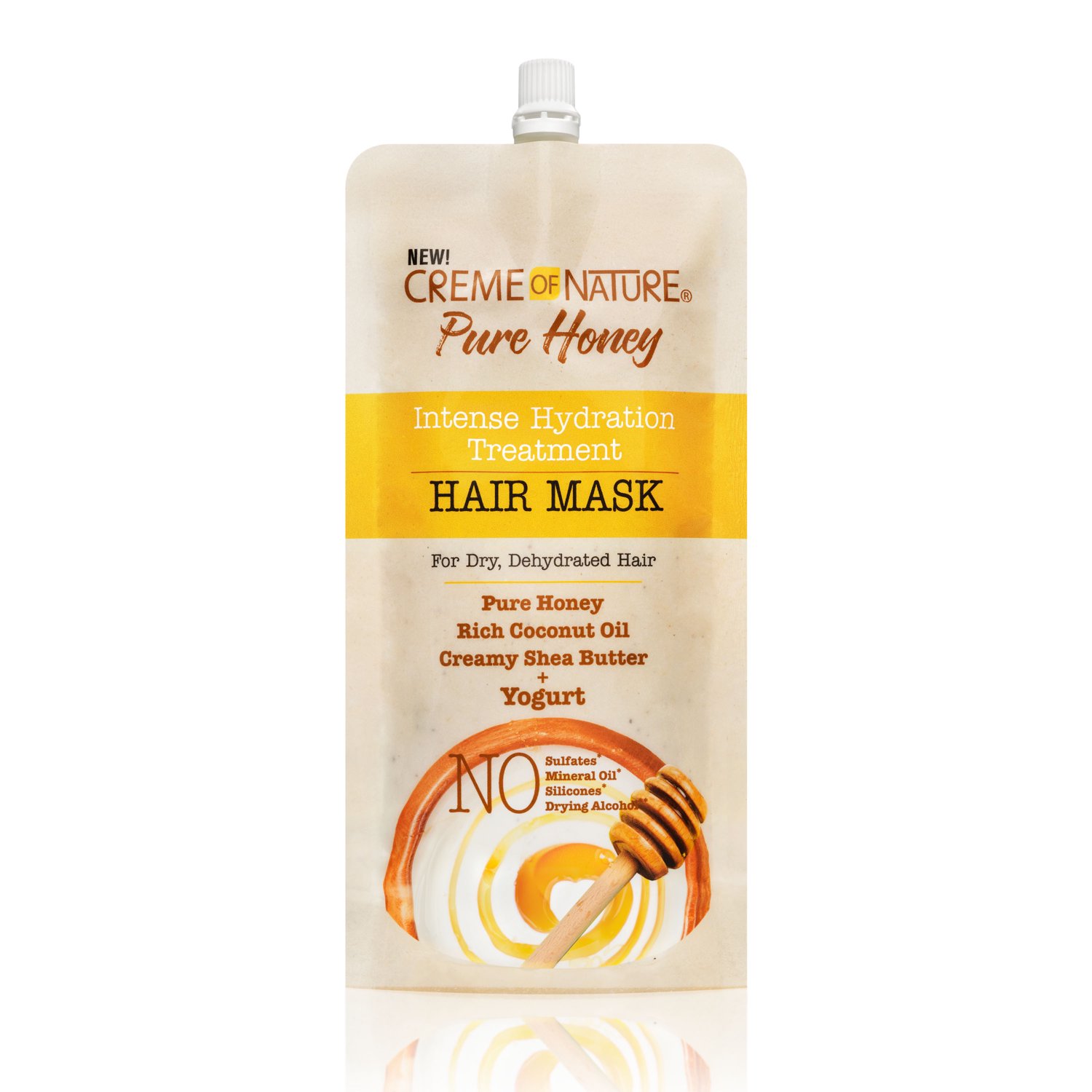 Creme of Nature Pure Honey Intense Hydration Treatment Hair Mask, 3.4 oz - image 1 of 8