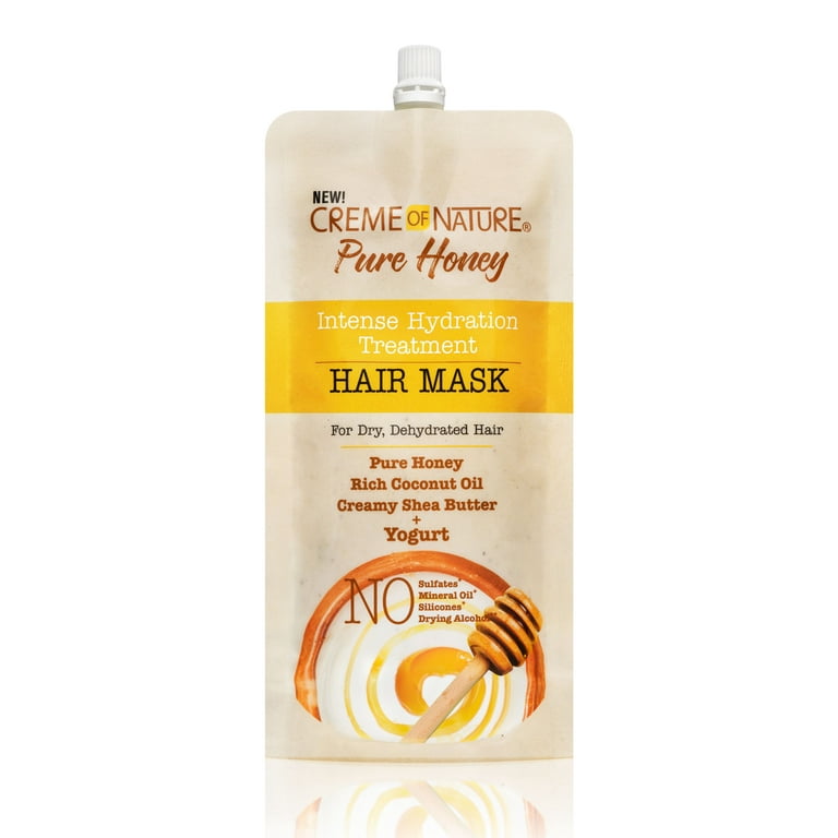 gentagelse udmelding Knogle Creme of Nature Pure Honey Intense Moisture Treatment Hair Mask, 3.4 oz -  Walmart.com