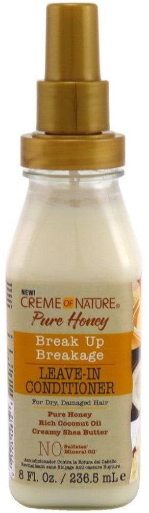 Creme of Nature Pure Honey Leave-In Conditioner 8 oz (Pack of 3)