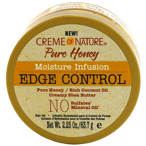 Creme of Nature, Pure Honey Moisture Infusion Edge Control Gel 2.25 oz