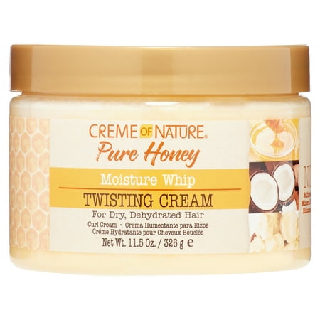 Creme of Nature Pure Honey Curl Defining Twisting Cream with Coconut Oil & Shea Butter, 11.5 oz