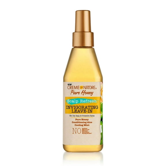 Creme of Nature Pure Honey Scalp Refresh Invigorating Conditioner Spray, 8 Oz., Pack of 6