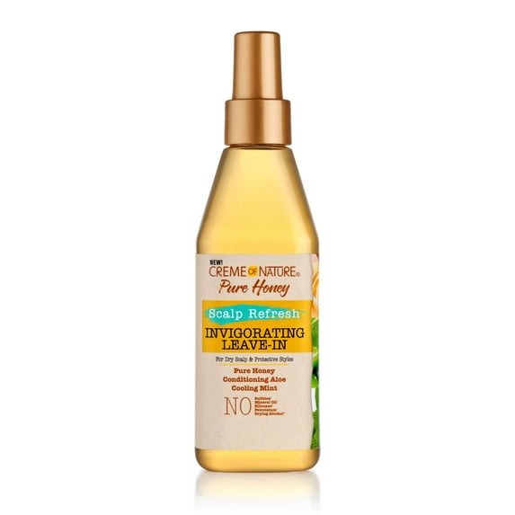 Creme of Nature Pure Honey Scalp Refresh Invigorating Conditioner Spray, 8 oz