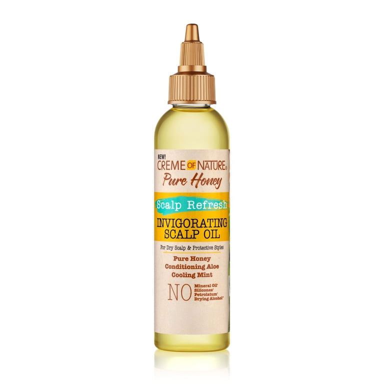 Creme of Nature Pure Honey Scalp Refresh Invigorating Scalp Oil 4