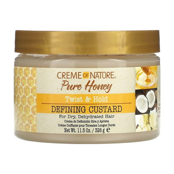Creme of Nature Pure Honey Twist and Hold Defining Custard, 11.5 Oz..