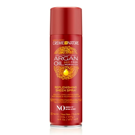 Creme of Nature Replenishing Sheen Spray Agran Oil, 11.25 oz., Unisex