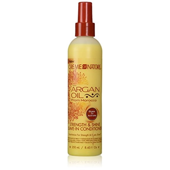 Creme of Nature Strength & Shine Leave-in Conditioner With Argan Oil From Morocco, 8.45 oz (Pack of 6)
