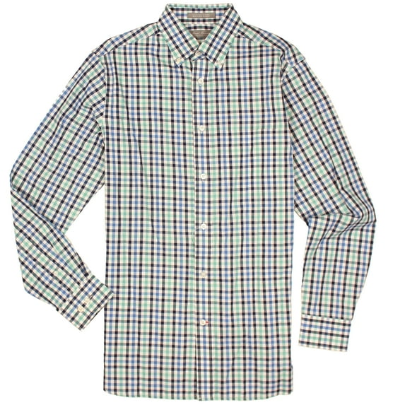 Cremieux Easy-Care Men's Long Sleeve Shirt with Super Soft Cotton Tencel Lyocell Blend Fabric - Regular Sizes (Stone 535 & Blue, XX-Large, XXL)