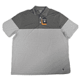 thumbnail image 1 of Cremieux Performance MENS Short-Sleeve Stripe Polo,GRAY/ BLACK, L, 1 of 2