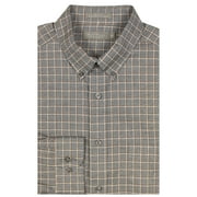 Cremieux Signature Collection Premium Cotton Mens Long Sleeve Shirt, Regular Sizes Black 511, Small