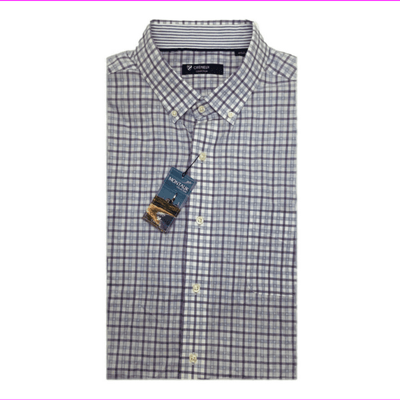 Cremieux Signature Collection Shirt, Plaid White, XL