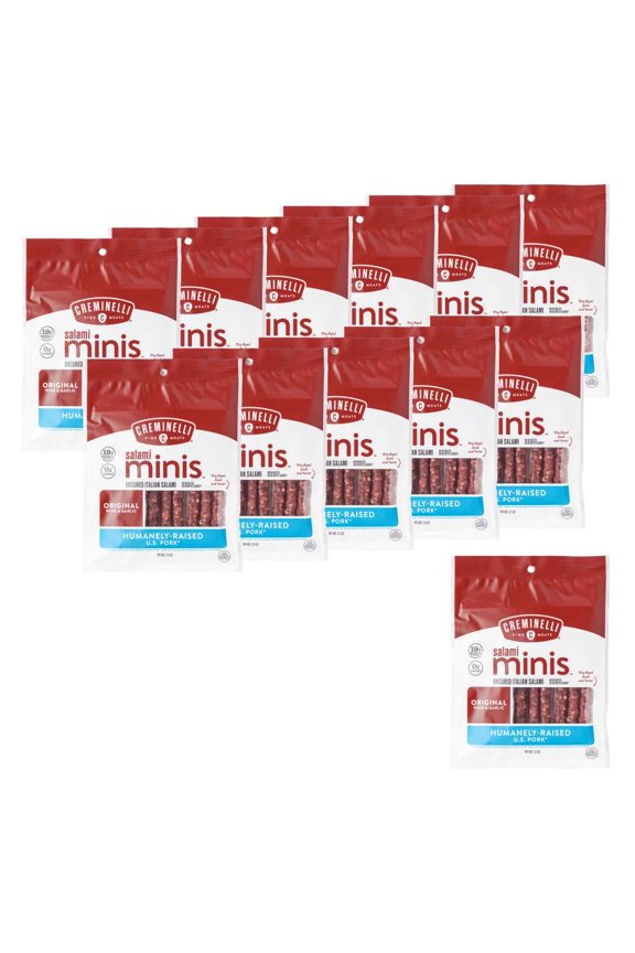 Creminelli Original Mini Salami, 2.6 OZ , 12 Pack