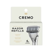Cremo 5-Blade Barber Grade Mens Razor Cartridge Refills 4 Ct