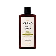 Cremo Body Wash for Men, Sage & Citrus   Bright Mandarin, Dry Herbs & White Cedar, 16 Fl Oz