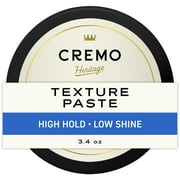Cremo Barber Grade Hair Texture Paste for Men, All Hair Types, 3.4oz