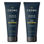 Cremo Barber Grade Palo Santo Reserve Collection Shave Cream, Astonishingly Superior Ultra-Slick Shaving Cream Fights Nicks, Cuts and Razor Burn, 6 Fl Oz 2 Pack