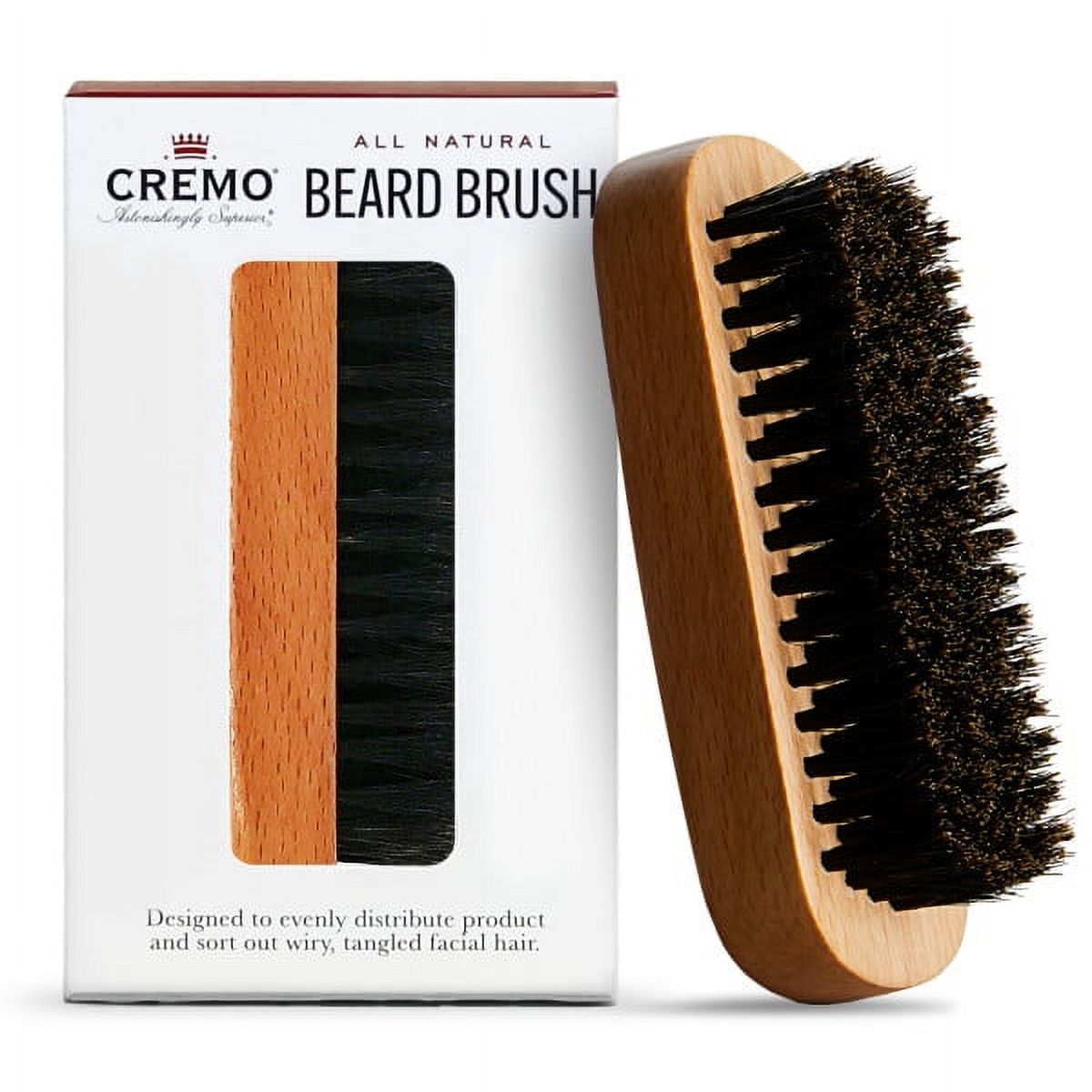 Cremo Beard Brush, Detangle and Smooth Coarse Facial Hair, Perfect for Beard Styling and Maintenance - image 1 of 8