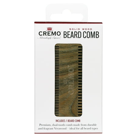 Cremo Beard Comb, Perfect for Styling Beard and Mustache of all Lengths
