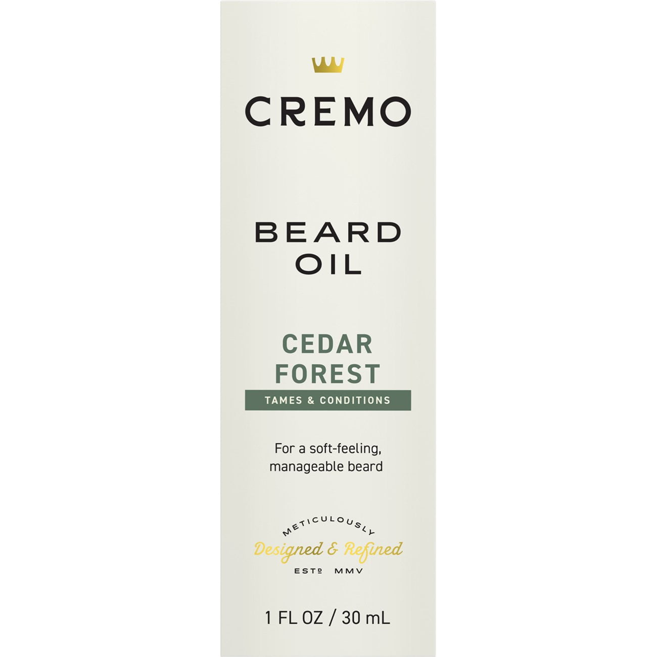 Cremo Beard Oil - Cedar Forest - 1 oz (Packaging May Vary)