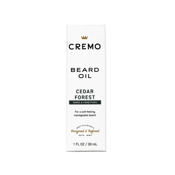 Cremo Beard Oil, Revitalizing Cedar Forest, 1 Fl Oz - Restore Natural Moisture And Soften Your Beard To Help Relieve Beard Itch.