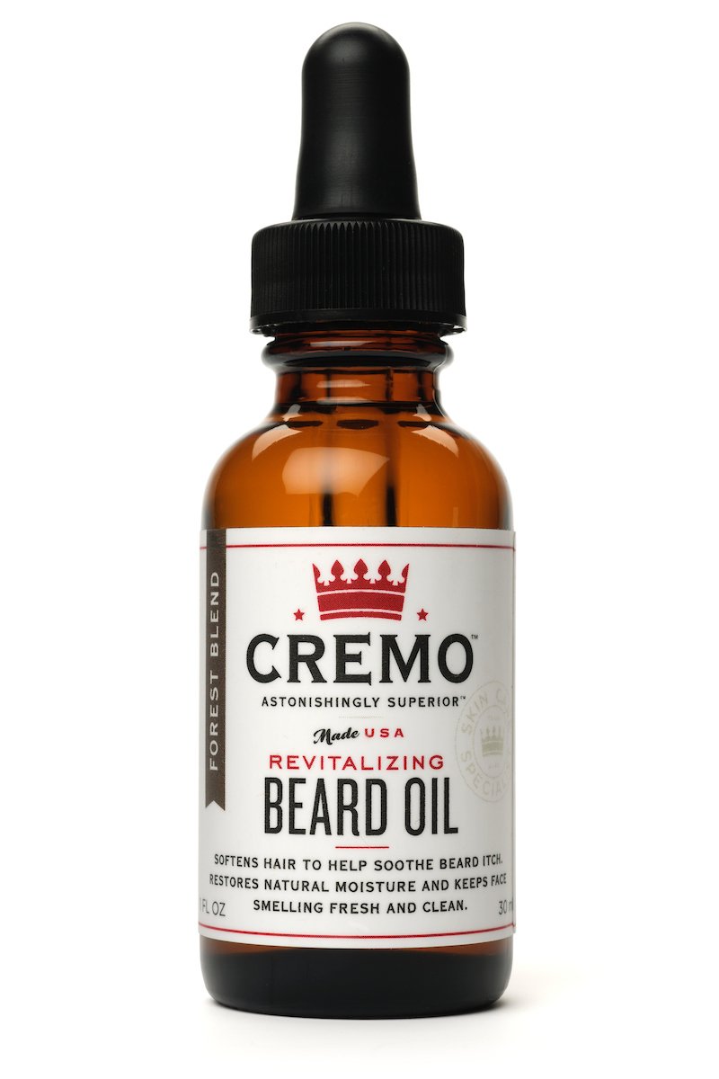 Cremo Beard Oil, Revitalizing Cedar Forest, 1 fl oz - Restore Natural Moisture and Soften Your Beard To Help Relieve Beard Itch kk15 kk15