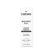 Cremo Beard Oil, Revitalizing Cedar Forest, 1 fl oz - Restore Natural Moisture and Soften Your Beard To Help Relieve Beard Itch