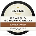 thumbnail image 1 of Cremo Beard & Scruff Cream, Bourbon Vanilla Scent, Moisturize & Condition Facial Hair, 4 oz, 1 of 7