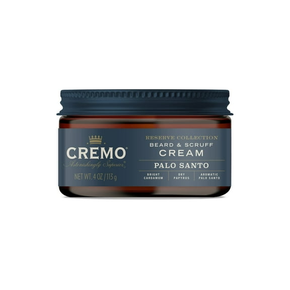 Cremo Reserve Collection, Beard & Scruff Cream, Palo Santo, 4 oz (113 g)