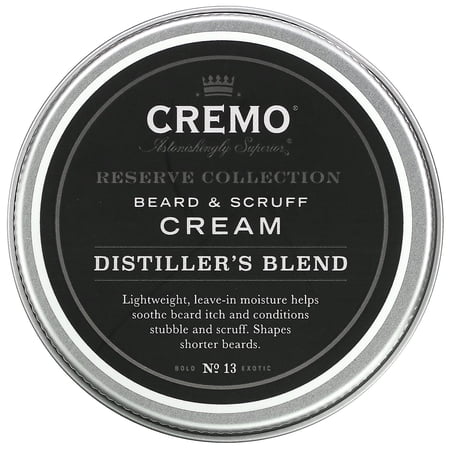 Reserve Collection, Beard and Scruff Cream, Distiller's Blend, Reserve Blend, 4 oz (113 g), Cremo
