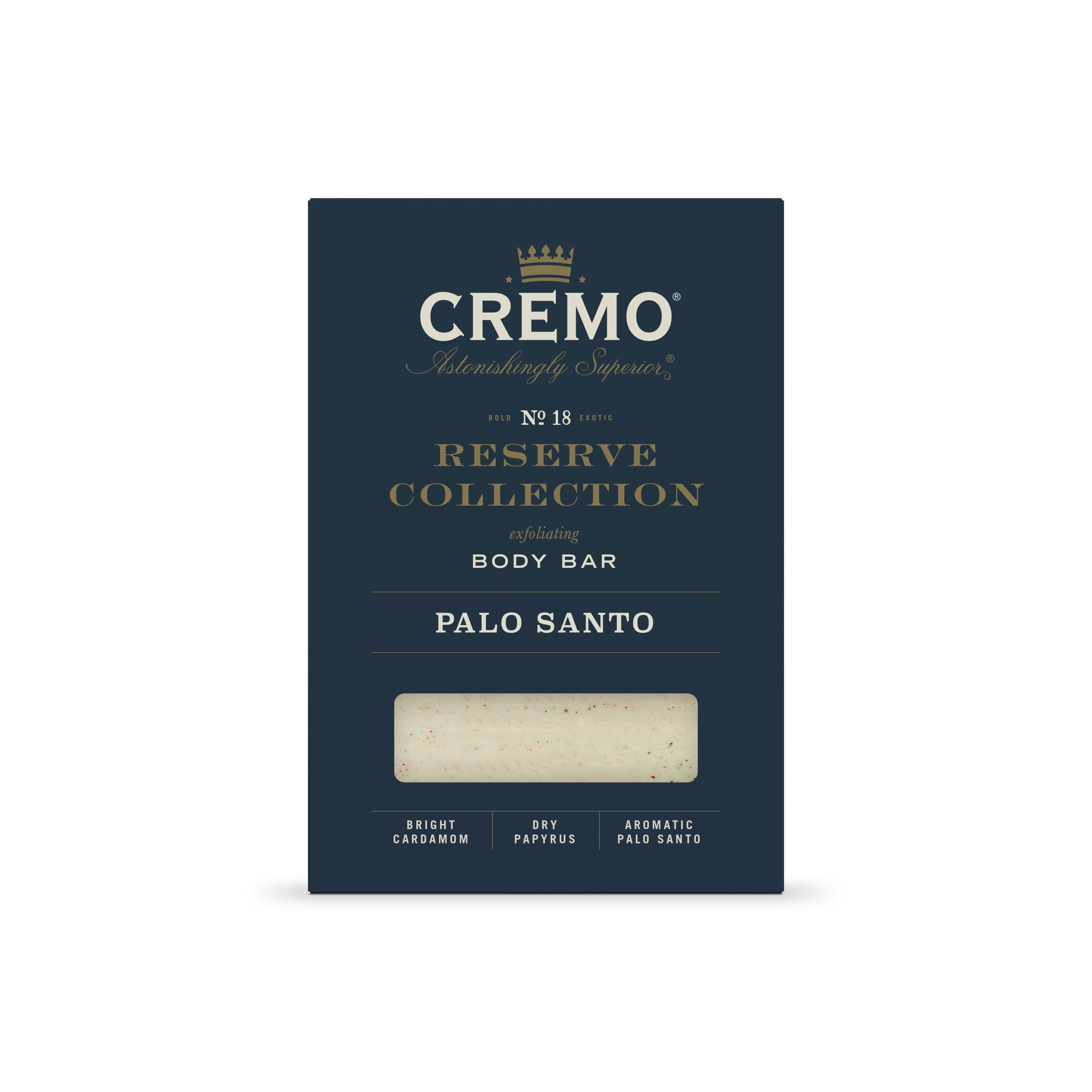 Cremo Body Bar, Reserve Collection, Palo Santo Scent, 6 oz. bar