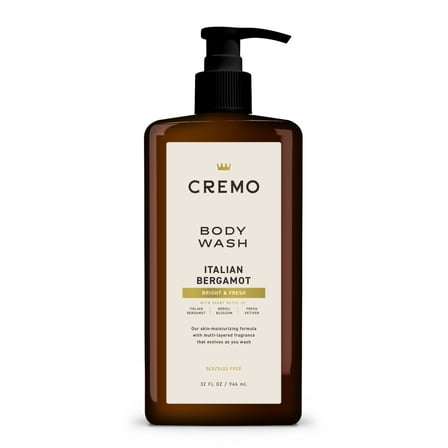 Cremo Body Wash Italian Bergamot, 32oz (Pack of 1)