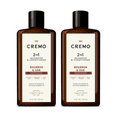 thumbnail image 1 of Cremo Bourbon & Oak 2-in-1 Shampoo & Conditioner, Barber Grade Quality that Moisturizes and Cleanses All Hair Types, 16oz (Pack of 2), 1 of 6