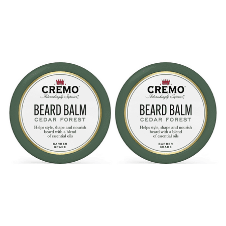 Cremo Cedar Forest Beard Balm, 2oz (Pack of 2)