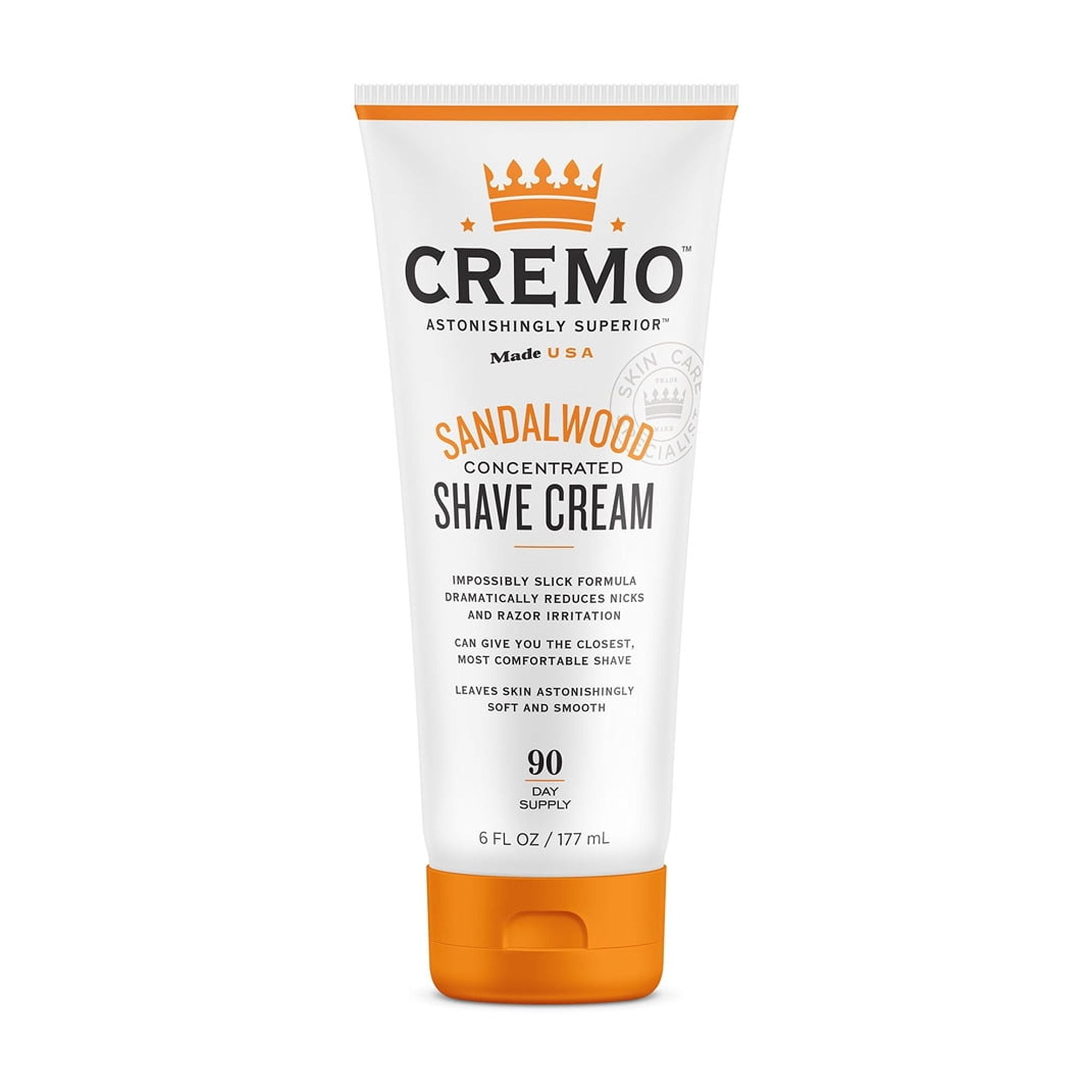 Cremo Concentrated Sandalwood Shave Cream 6 oz (Pack of 32)