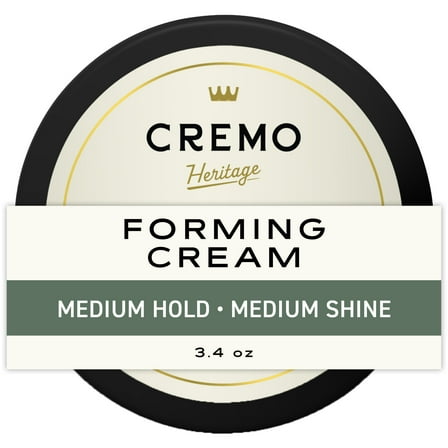 Cremo Barber Grade Hair Styling Cream, Forming, 3.4oz