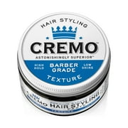 Cremo Hair Texture Paste, High Hold, Low Shine, All Hair Types, 4 oz