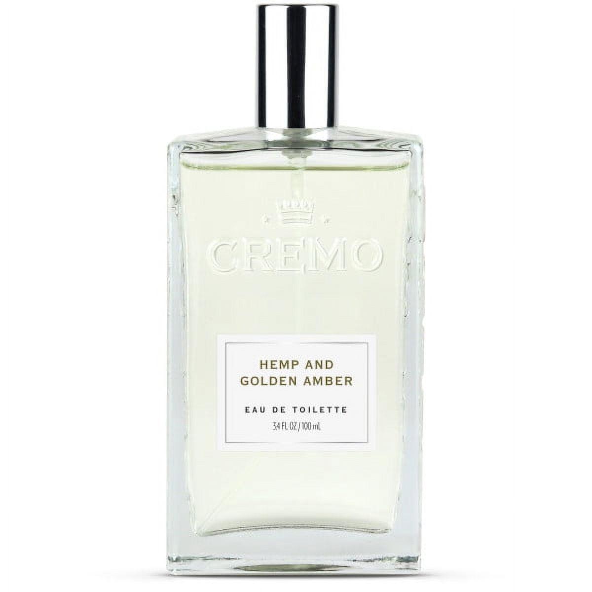 Cremo Hemp & Golden Amber Spray Cologne for Men 3.4 fl oz