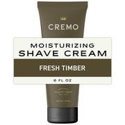 Cremo Heritage Green Moisturizing Shaving Cream for Men, Fresh Timber Scent, 6 fl oz